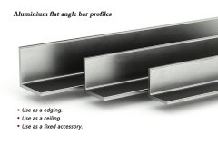 Aluminium flat angle bar stock